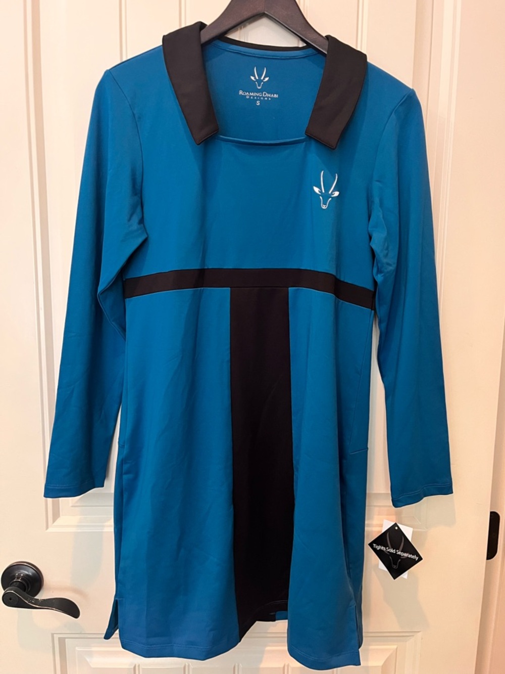 NWT Roaming Dhabi Dress Small Athletic Day Wear Long Sleeve Comfy Stretchy Golf